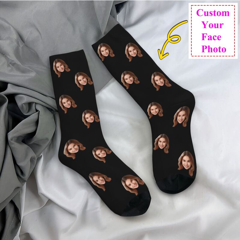 Dress Sock Men - شخصية مخصصة الوجه صور الرجال النساء