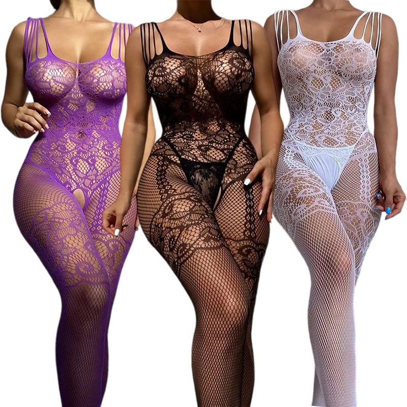 Fishnet Stocking Women - ملابس داخلية نسائية مثيرة وشفافة، جوارب