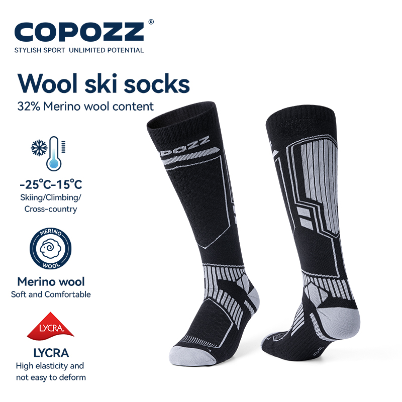 Thermal Sock Winter - COPOZZ ميرينو الصوف الشتاء التزلج الجوارب