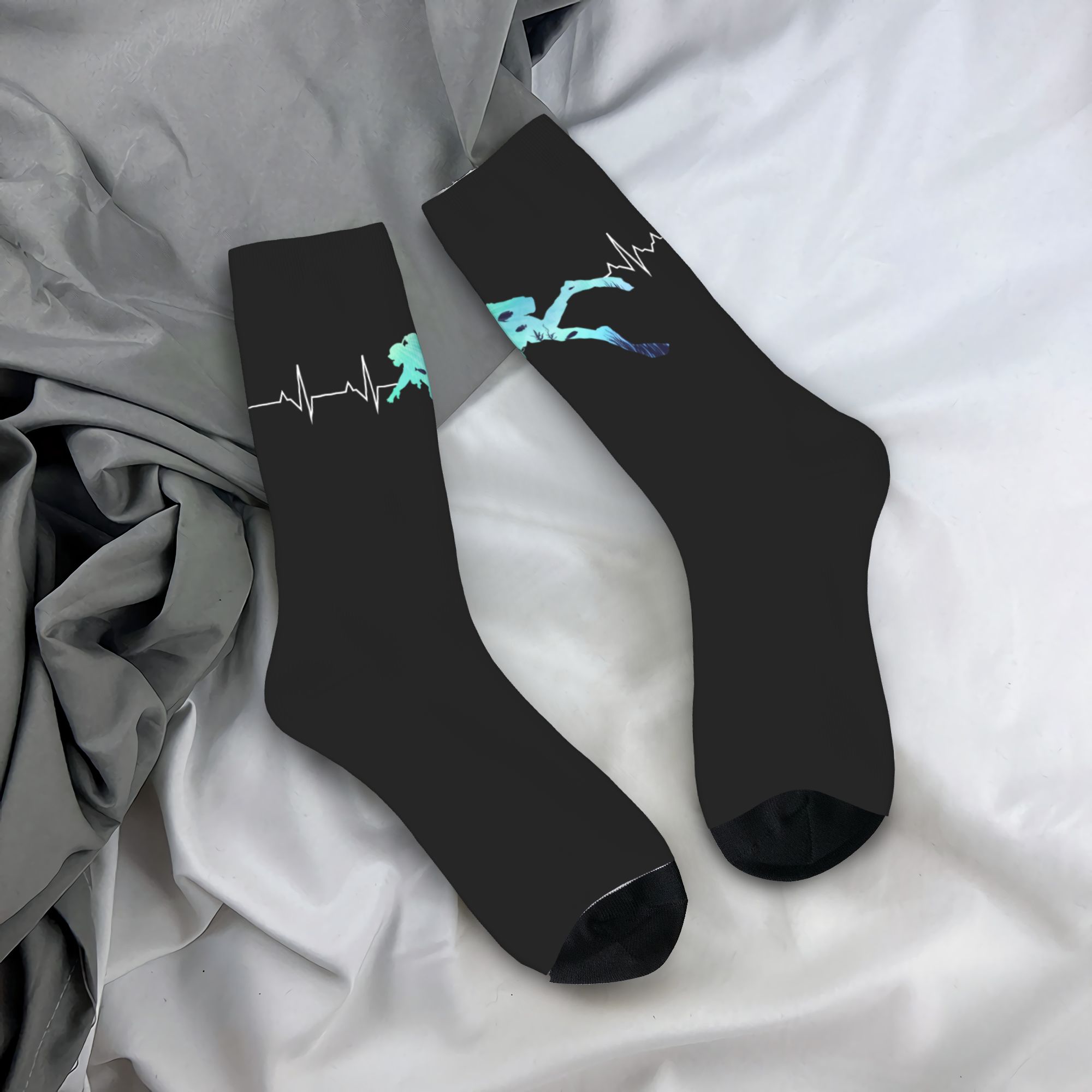 Dress Sock Men - جوارب رجالية مخصصة للغوص بتصميم نبضات