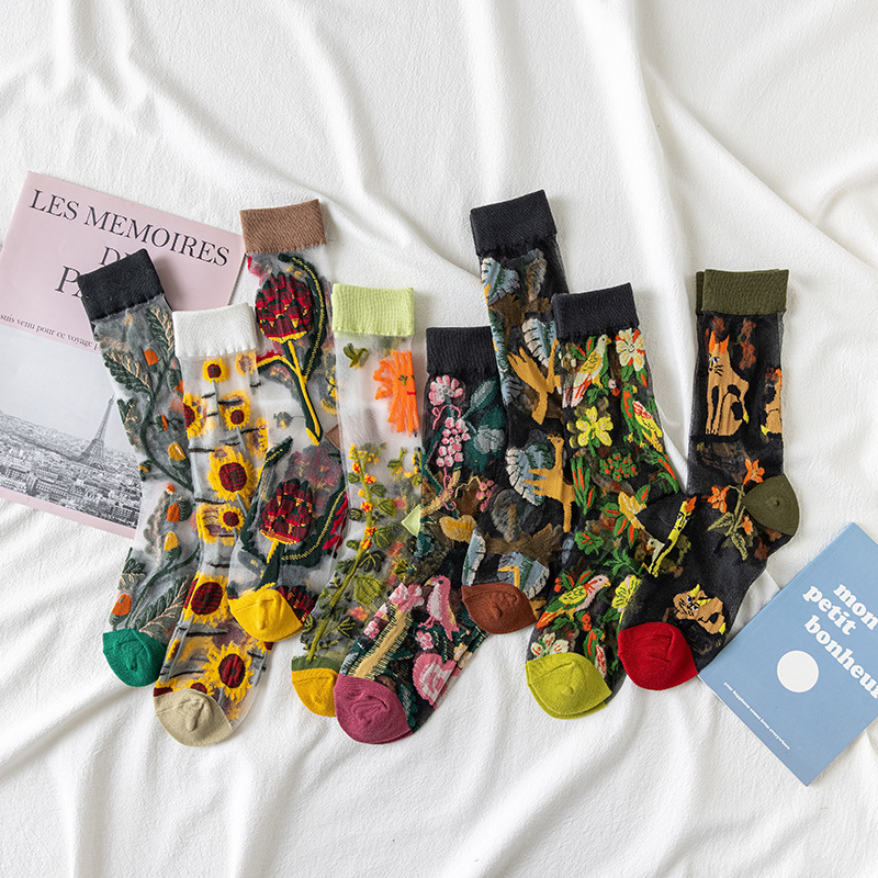 Silk Sock Bamboo - 1/4 زوج من الجوارب النسائية المصنوعة