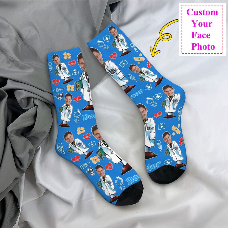 Dress Sock Men - طبيب مخصص الرجال النساء طاقم الجوارب