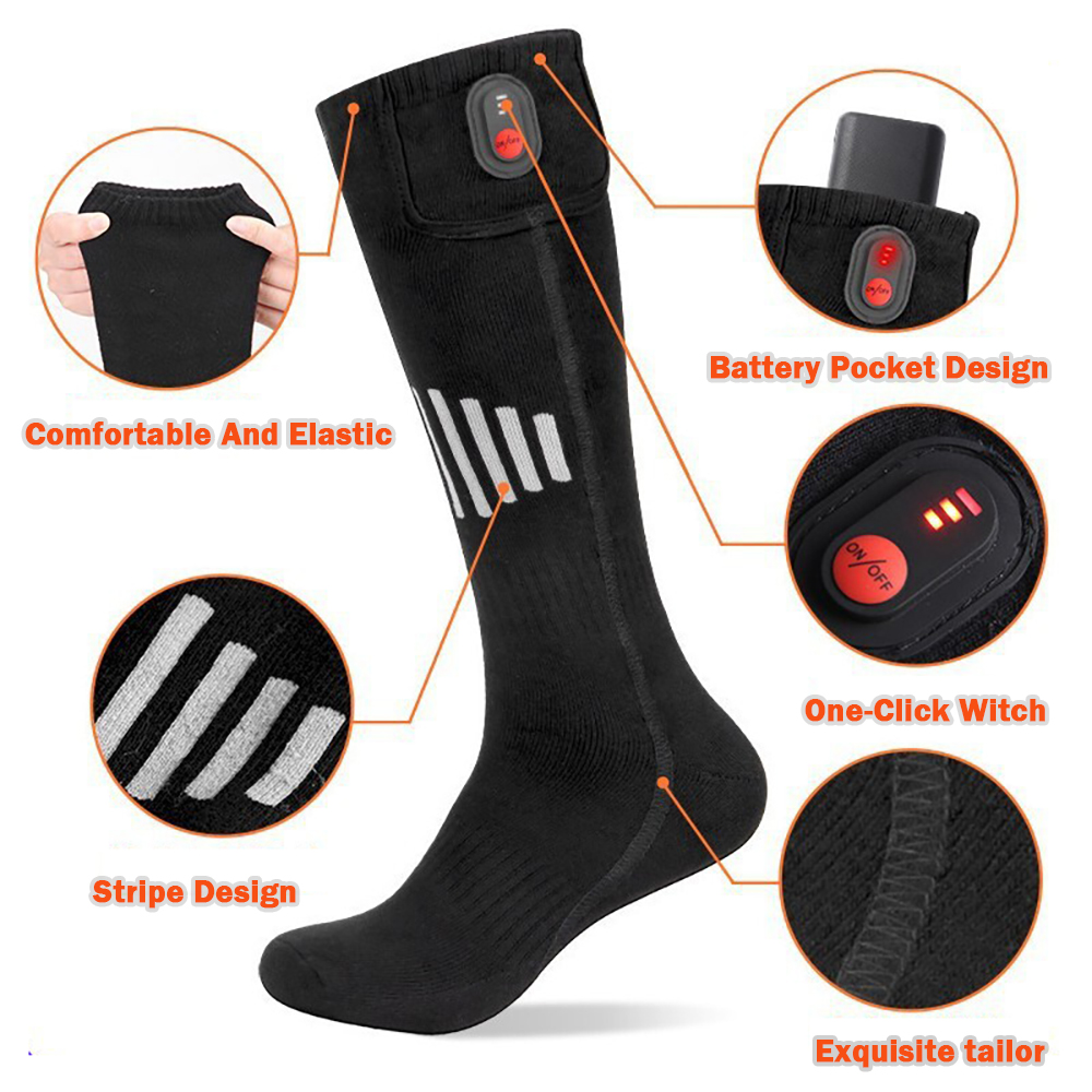 الشتاء ساخنة الجوارب مع صندوق  - مراجعة Thermal Sock Winter وسعره