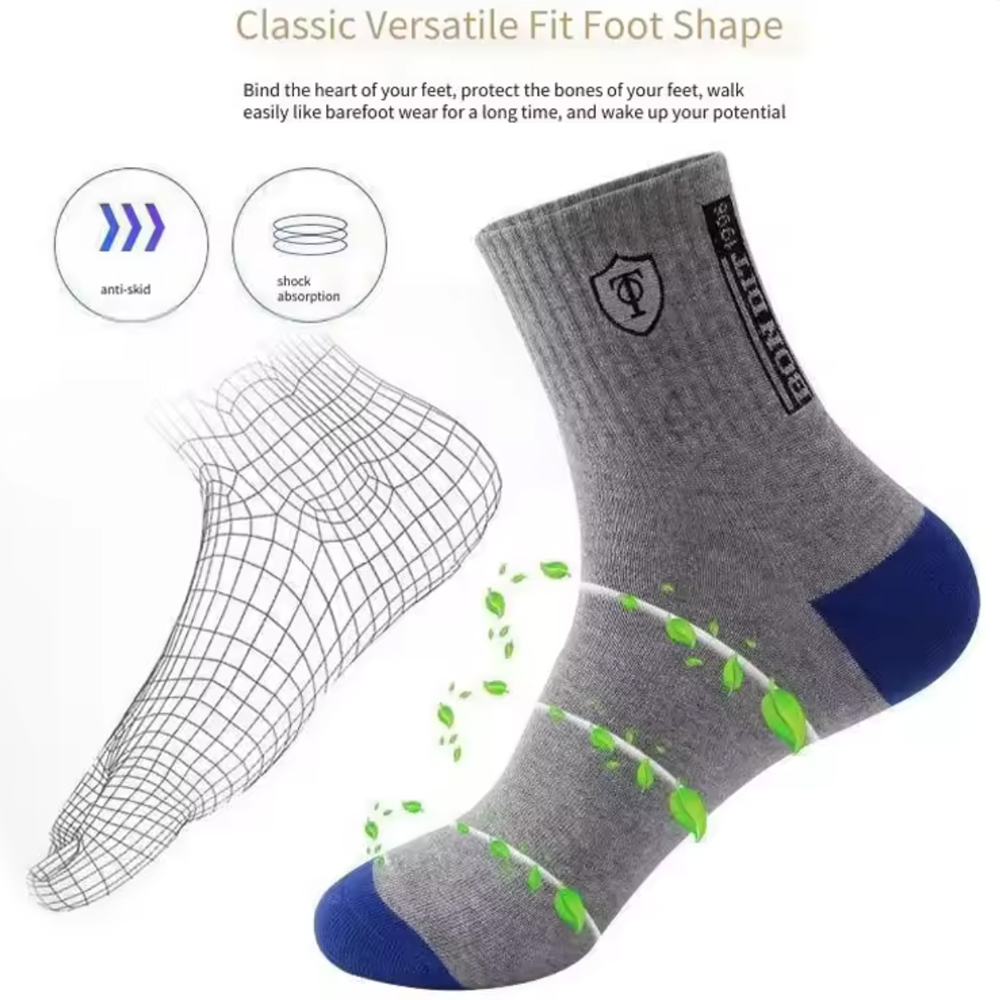 جوارب حرارية رجالية فاخرة (5/1 - مراجعة Cotton Crew Sock Pack وسعره