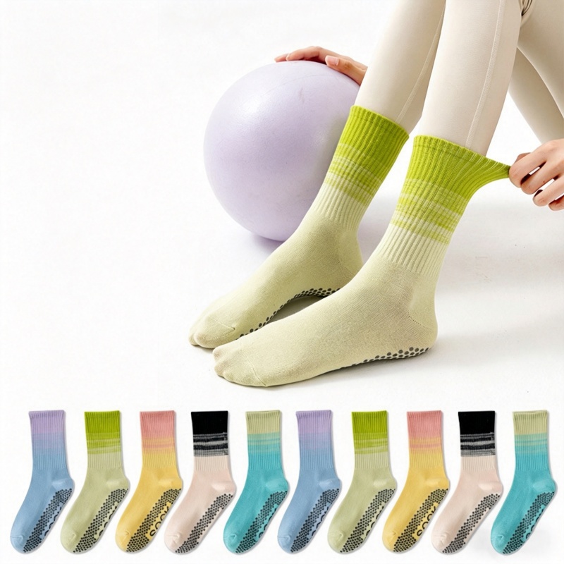 زوج واحد من جوارب اليوغا النسا - مراجعة Grip Sock Yoga وسعره