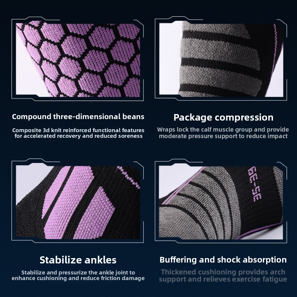جديد سميكة جوارب التزلج المضاد - مراجعة Thermal Sock Winter وسعره
