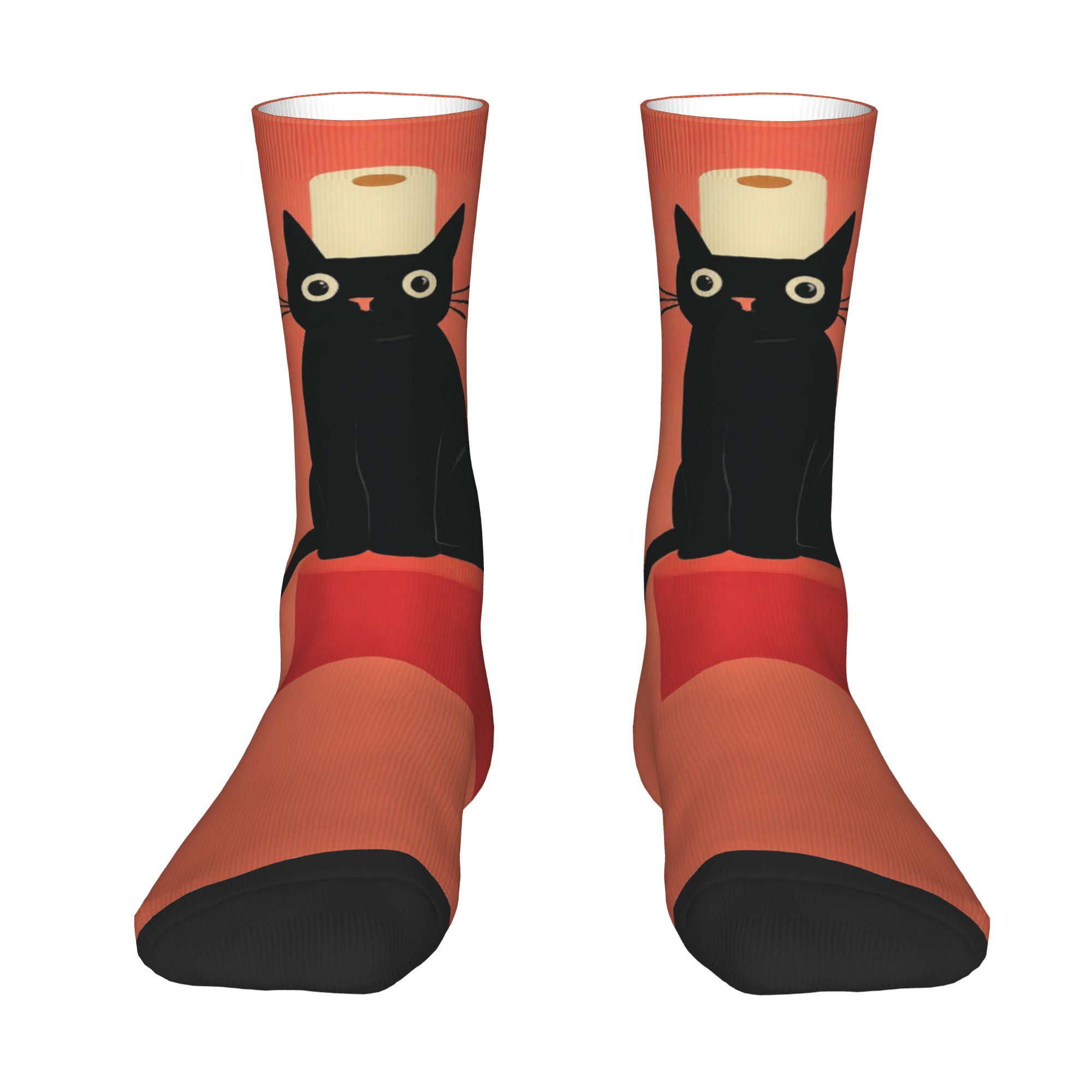 جوارب مخصصة بتصميم قطة سوداء م - مراجعة Dress Sock Men وسعره
