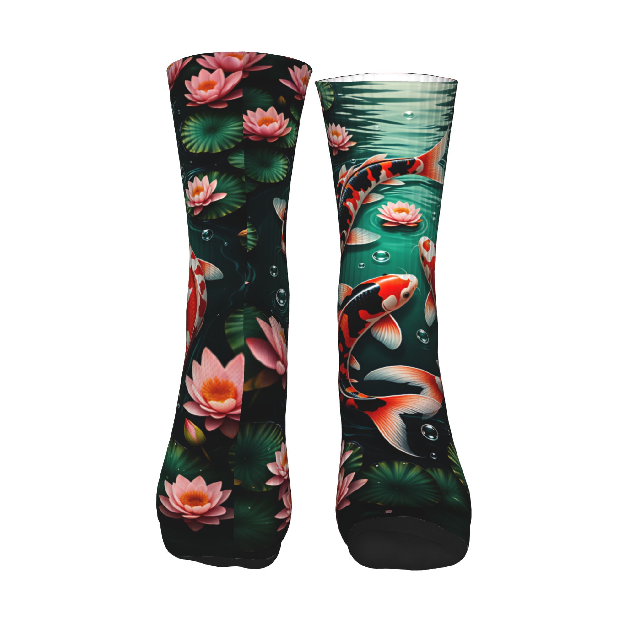 جوارب ثلاثية من نوع Koi Lotus  - مراجعة Dress Sock Men وسعره