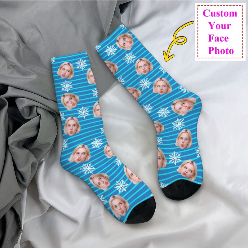 عيد الميلاد وجه صور شخصية مخصص - مراجعة Dress Sock Men وسعره
