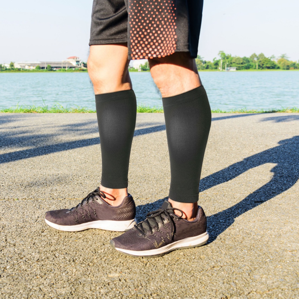 1 زوج اللياقة البدنية الجري أك - مراجعة Compression Sleeve Calf وسعره