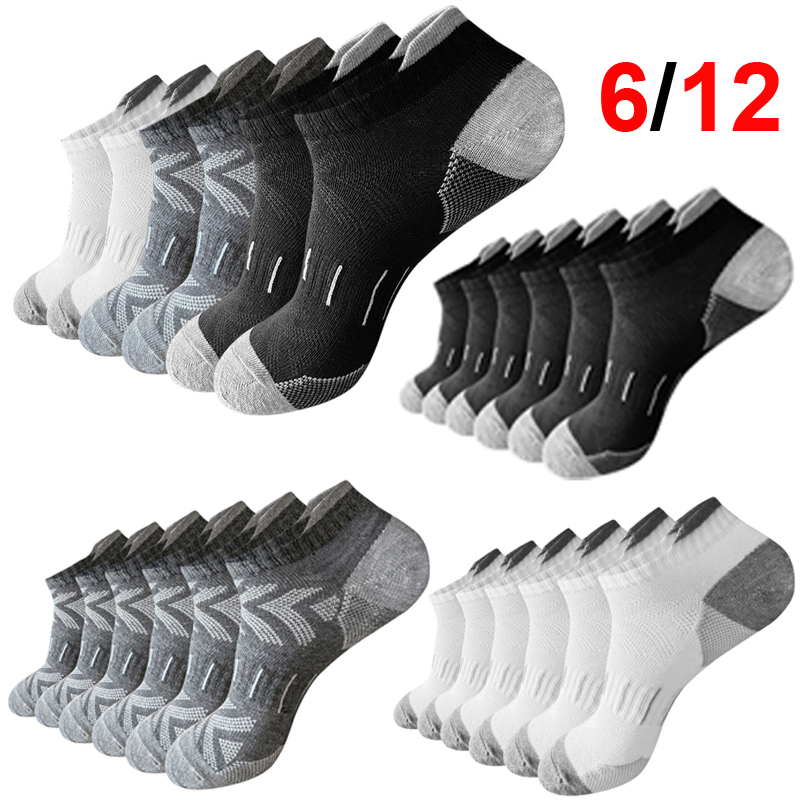جوارب رجالية قصيرة بنمط سهمي أ - مراجعة Athletic Sock Cushion وسعره