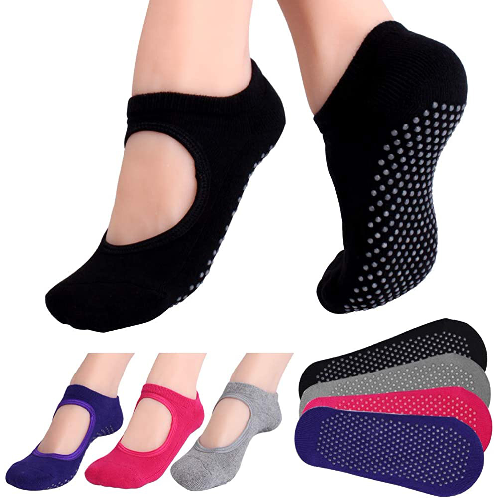 عارية الذراعين عدم الانزلاق ال - مراجعة Grip Sock Yoga وسعره
