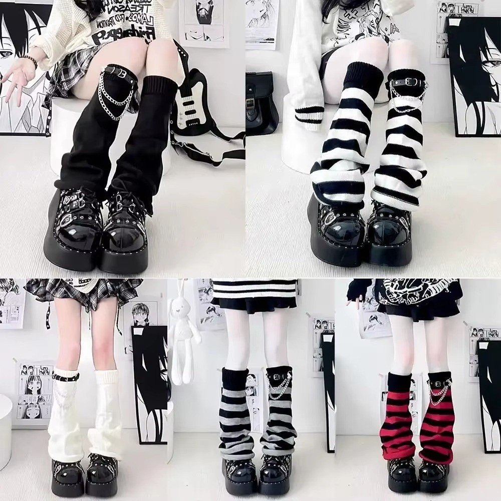 جوارب طويلة محبوكة بأسلوب القو - مراجعة Boot Sock Slouchy وسعره