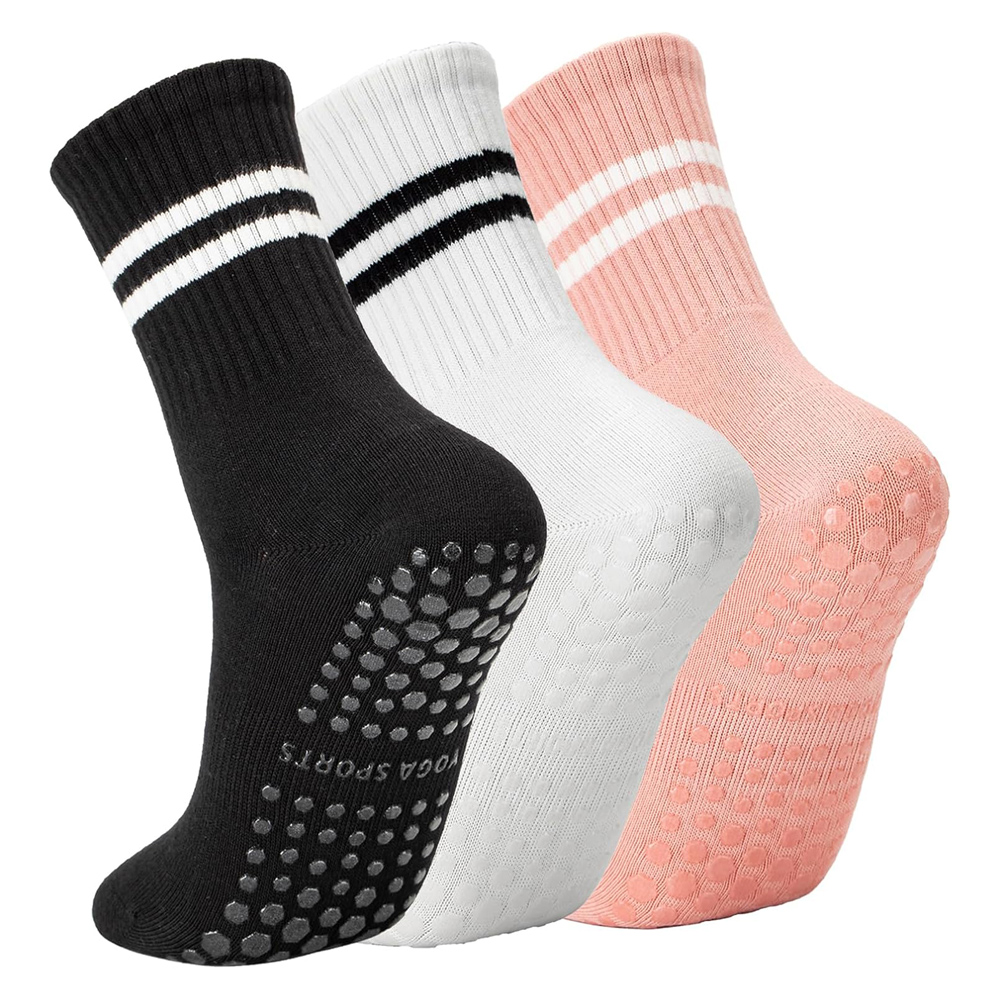 جوارب يوجا بيلاتيس مع مقابض لل - مراجعة Grip Sock Yoga وسعره