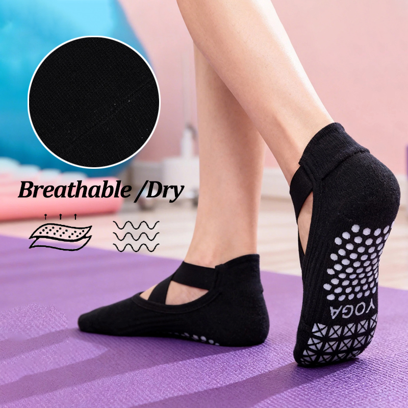 جوارب يوجا نسائية غير قابلة لل - مراجعة Grip Sock Yoga وسعره