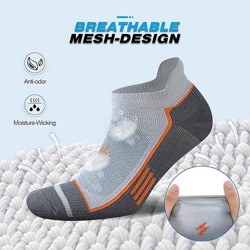 6 أزواج من الجوارب الرياضية لل - مراجعة Athletic Sock Cushion وسعره