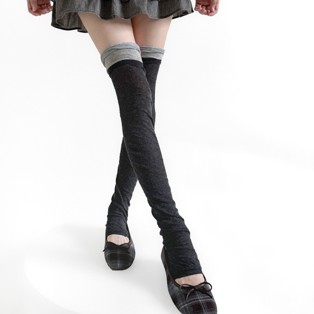 جوارب طويلة مكشوفة الكاحل للفت - مراجعة Boot Sock Slouchy وسعره