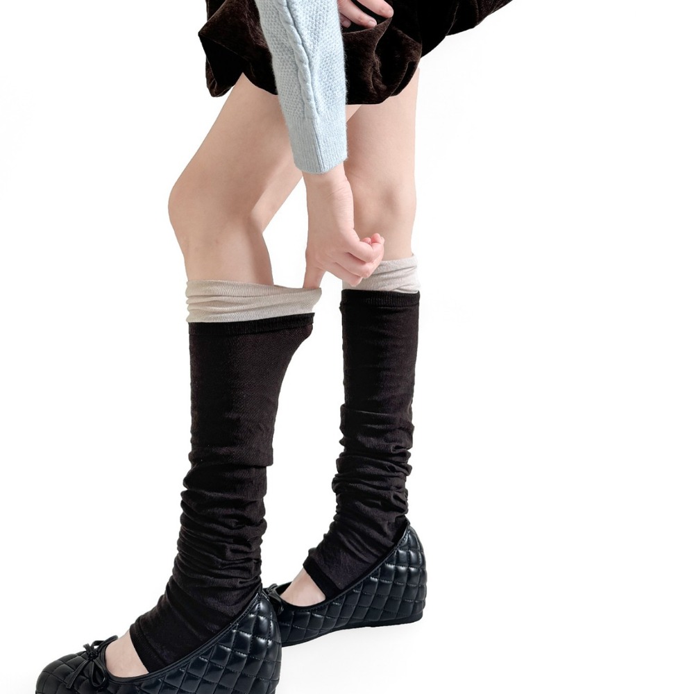 جوارب طويلة مكشوفة الكاحل للفت - مراجعة Boot Sock Slouchy وسعره