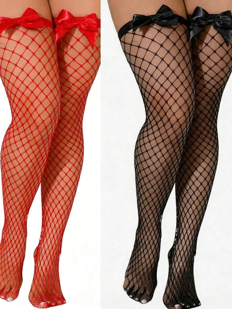جوارب شبكية طويلة فوق الركبة ب - مراجعة Fishnet Stocking Women وسعره