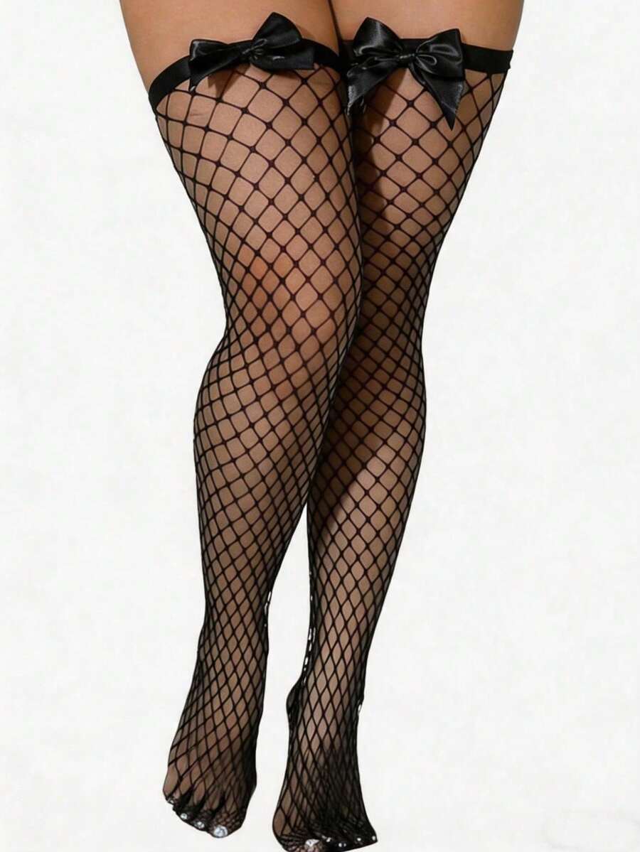 جوارب شبكية طويلة فوق الركبة ب - مراجعة Fishnet Stocking Women وسعره
